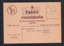 Carte publicitaire abbé d'occasion Carte publicitaire abbé d'occasion  Sarreguemines