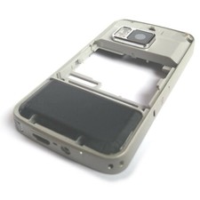 Nokia N96 carcaça de chassi traseiro/lateral + vidro de câmera + LED flash + alto-falantes genuínos comprar usado  Enviando para Brazil