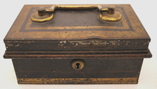 vintage metal cash box for sale  COLCHESTER