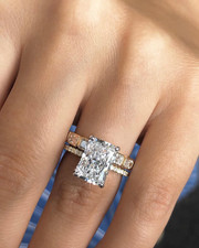 radiant cut diamond ring for sale  New York