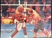 Foto autografada 8x10 assinada por Tommy Morrison v George Foreman #3 comprar usado  Enviando para Brazil