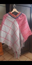 Poncho wool pink d'occasion  Saint-Saturnin-lès-Avignon