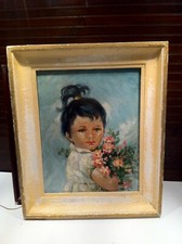 Tableau peinture vintage d'occasion  Prades-le-Lez
