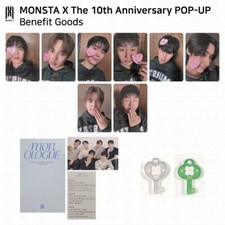 Cartão fotográfico MONSTA X The 10th Anniversary POP-UP Store monólogo benefício entrada MD, usado comprar usado  Enviando para Brazil