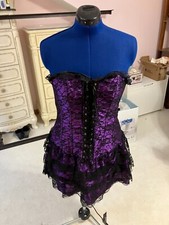 Black purple corset for sale  Avon Lake