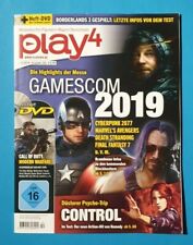 play 4   10/2019 Ausgabe 150 mit DVD !!! Gamescom 2019 ungelesen 1A absolut TOP comprar usado  Enviando para Brazil