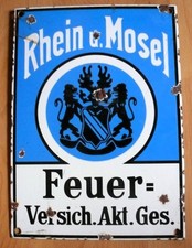 Emailleschild rhein mosel gebraucht kaufen  Berlin
