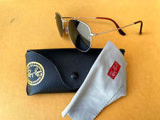 ÓCULOS DE SOL UNISSEX DOURADO HEXAGONAL RAY-BAN RB 3548. FEITO NA ITÁLIA., usado comprar usado  Enviando para Brazil