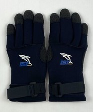 Luvas de mergulho IST neoprene tamanho médio azul-preto, usado comprar usado  Enviando para Brazil