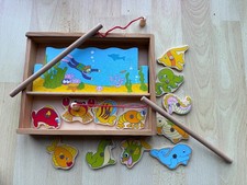 Wooden magnetic fishing for sale Wooden magnetic fishing for sale  HARROW
