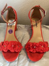 Red strappy platform for sale  Los Angeles