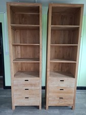 Pair tall oak for sale  COALVILLE