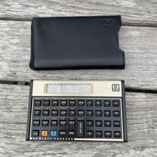 Calculadora financeira vintage HP 12C Hewlett Packard com estojo dourado comprar usado  Enviando para Brazil