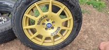 Sparco wheels 5x100 for sale  NOTTINGHAM