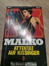 Malko attentat kissinger gebraucht kaufen  Köln