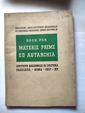 Materie prime autarchia usato  Verona