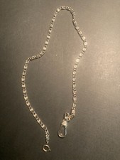 Taschenuhrenkette silberfarben gebraucht kaufen  Sarstedt