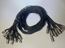 Usado, Conectores Switchcraft e Neutrik Mogami 9,5 pés XLR 16 canais cobra macho/fêmea comprar usado  Enviando para Brazil