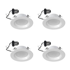 SYLVANIA 4” LED ILUMINAÇÃO EMBUTIDA DOWNLIGHT, 8W=50W, 550 LUMENS, MOLHADO - PACOTE COM 4 comprar usado  Enviando para Brazil