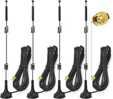 Antena macho 4x banda dupla WiFi 2.4GHz 5GHz 5.8GHz 9dBi base magnética MIMO RP-SMA comprar usado  Enviando para Brazil