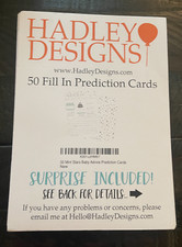 Baby shower prediction for sale  Bogart