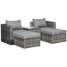 Outsunny pcs rattan for sale  GREENFORD
