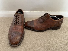 Loake brown leather for sale  PETERBOROUGH