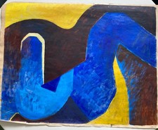 Vintage abstract painting for sale  LONDON