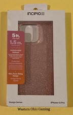Capa protetora glitter rosa Incipio Design Series iPhone 13 Pro LEIA comprar usado  Enviando para Brazil