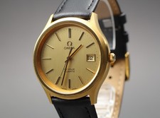 Usado, Vintage Anos 1980 OMEGA De Ville Mostrador Quartzo Dourado Cal.1342 Ref.192.0033 [Quase Perfeito] comprar usado  Enviando para Brazil