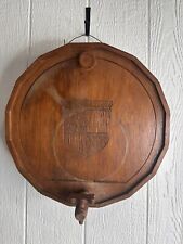 Vintage Karoff Madeira Licor Pendurado Parede 1/3 Barril Barra Decantador Copo Hold comprar usado  Enviando para Brazil