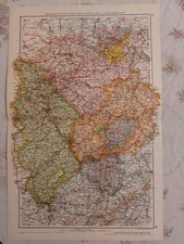 Lithographie landkarte rheinla gebraucht kaufen  Berlin