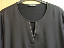 Schlupfbluse schwarz ärmel gebraucht kaufen  Appenweier