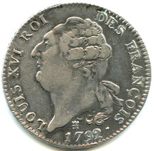 Louis xvi écu d'occasion  Lyon IV