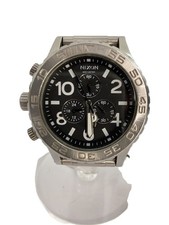 NIXON THE42-20 CHRONO relógio cronógrafo quartzo preto prata negrito excelente Japão comprar usado  Enviando para Brazil