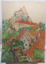 Riginal aquarell landschaft gebraucht kaufen  Nürnberg