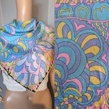 Vintage 60s silk for sale  TELFORD
