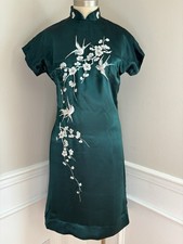Vintage cheongsam emerald for sale  Virginia Beach