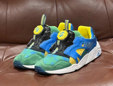 Tênis Puma Disc Blaze Core Spec 357876-01 EUA Masculino Tamanho 8.5 Azul Verde, usado comprar usado  Enviando para Brazil