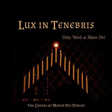 LUX IN TENEBRIS: HOLY WEEK AT MATER DEI - V/A - CD - *EXCELLENT CONDITION*, usado comprar usado  Enviando para Brazil