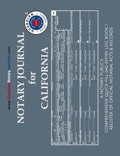 Notary journal california for sale  Springdale