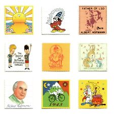 9x Blotter Art LSD Unique Collection Set 1, usado comprar usado  Enviando para Brazil