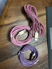 NOVO Conjunto de 3 Carregador MicroUSB Para Telefones Android PS4 Controles 3 pés comprar usado  Enviando para Brazil