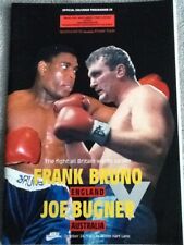 Frank bruno joe for sale  BELFAST