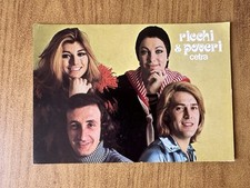Cartolina cantanti ricchi usato  Beinasco