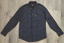 Camisa masculina manga longa listrada preta jeans Armani tamanho M comprar usado  Enviando para Brazil