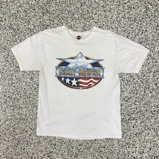 Camiseta Vintage EUA Harley Davidson Austin TX Branca Y2K Tamanho Grande comprar usado  Enviando para Brazil