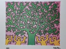 Firmato keith haring usato  Spedire a Italy