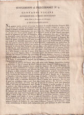 WW485-MOTI 1831-PROCLAMA DI GIOVANNI VICINI AI CONCITTADINI DI BOLOGNA comprar usado  Enviando para Brazil