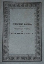 Gioja melchiorre esercizio usato  Roma